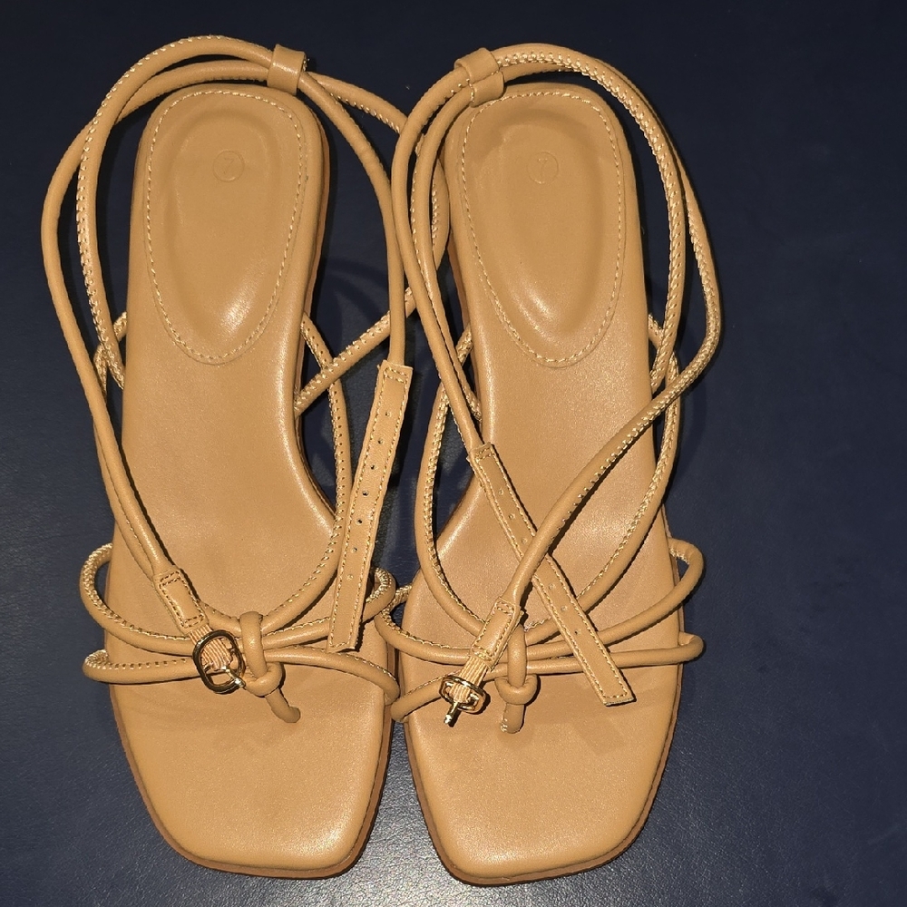 Sam Edelman Tan Knotted‎ Sandals